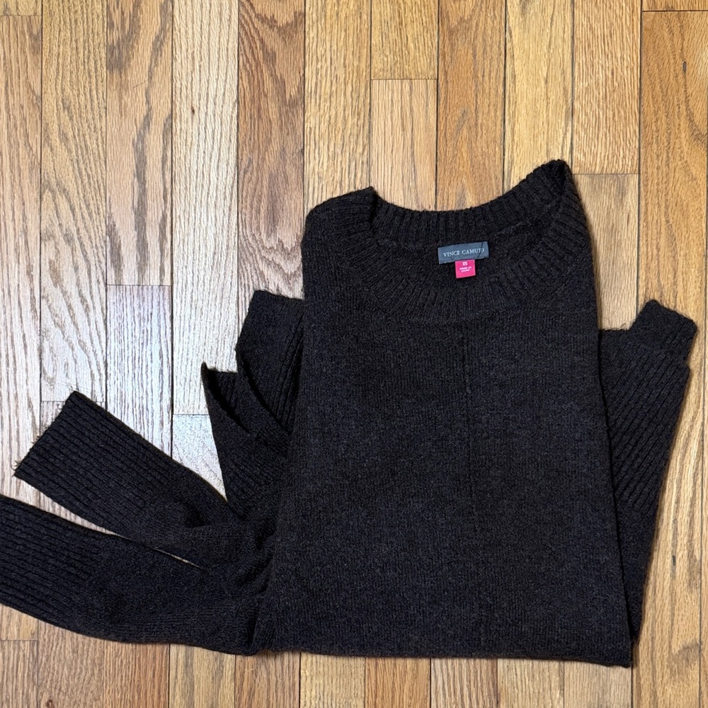 Vince Camuto Chocolate Knit Sweater